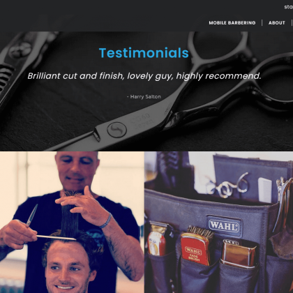 blew mobile barbering services booking testimonials 420x420 - Blew Mobile Barbering